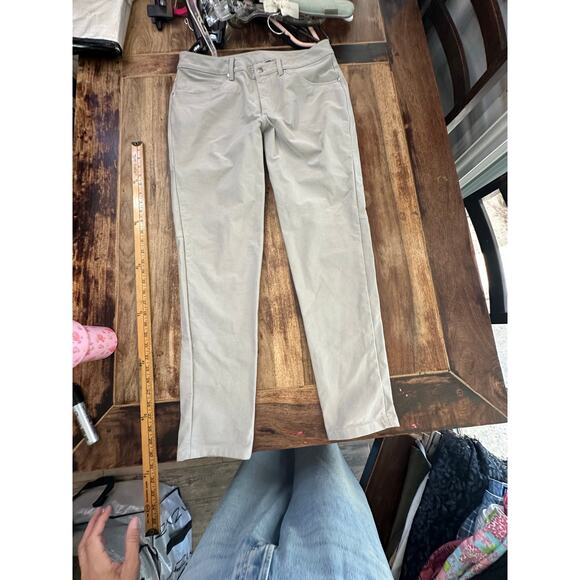 Lululemon Men's Seal Gray ABC Classic-Fit 5 Pocket Utilitech Pants Size 34 - Picture 5 of 11